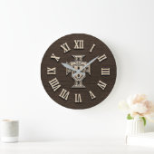 Portugal FC Laser Cut Effect Wall Clock Grote Klok (Huis)