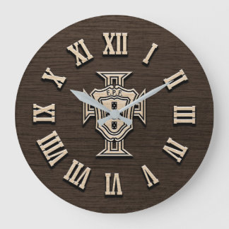 Portugal FC Laser Cut Effect Wall Clock Grote Klok