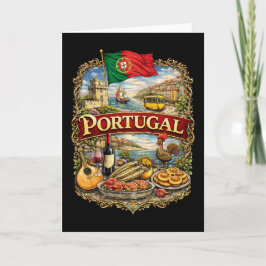 Portugal Feestdagen Kaart