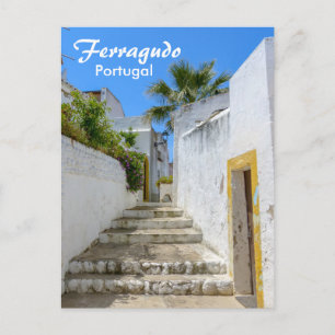 Portugal Ferragudo Old Street Briefkaart