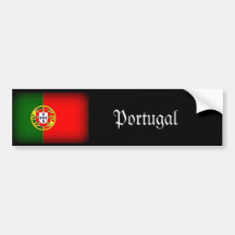 Portugal Flag Black Edge