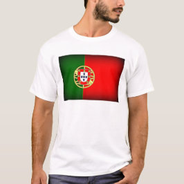 Portugal Flag Black Edge T-shirt
