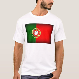 Portugal Flag Black Edge T-shirt