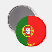 Portugal Flag Charming Patriotic Magneet (Voorkant / Achterkant)