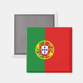 Portugal Flag Magnet (Voorkant / Achterkant)