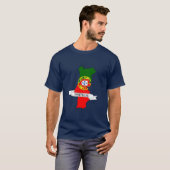 Portugal flag map T-shirt (Voorkant volledig)