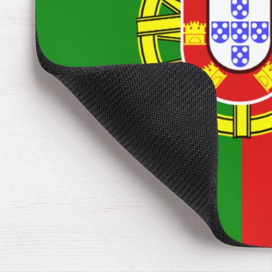 Portugal Flag Mousepad Muismat (Hoek)