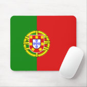 Portugal Flag Mousepad Muismat (Met muis)