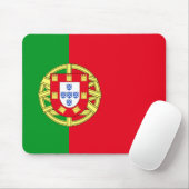 Portugal Flag Mousepad Muismat (Met muis)