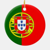 Portugal Flag Ornament (Achterkant)