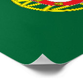 Portugal Flag Poster (Hoek)