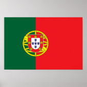 Portugal Flag Poster (Voorkant)