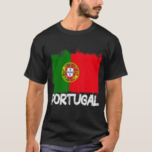 Portugal Flag Retro  T-shirt