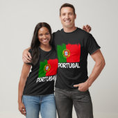 Portugal Flag Retro  T-shirt (Unisex)