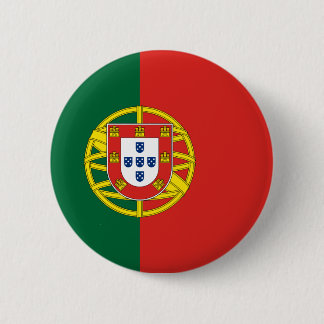 Portugal flag ronde button 5,7 cm