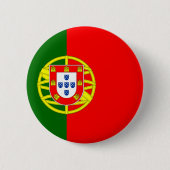 Portugal flag Round Button (Voorkant)