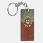 Portugal Flag Sleutelhanger Souvenir (Voorkant Links)