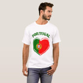 Portugal flag t-shirt (Voorkant volledig)