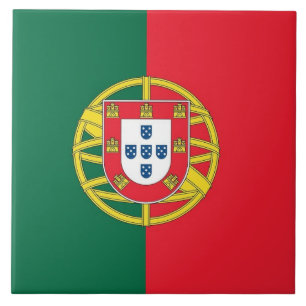 Portugal Flag Tile Tegeltje