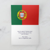 PORTUGAL FLAG Wise Mannen kerstfoto Feestdagen Kaart (Binnen)