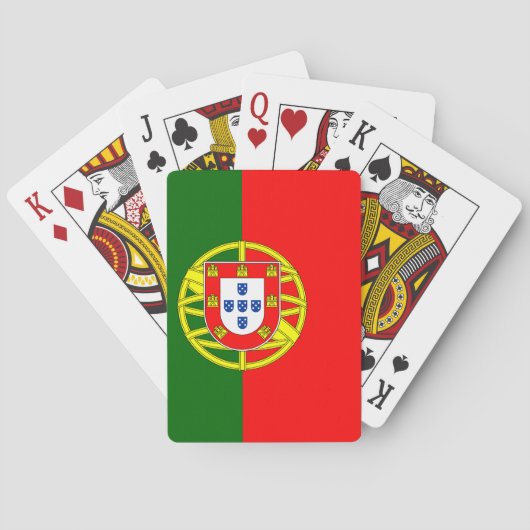 Portugal Flagkaarten Pokerkaarten (Achterkant)