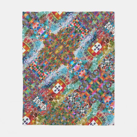 ,Portugal Fleece Deken (Voorkant)