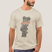 Portugal Floral Mandala Silhouette T-shirt (Voorkant)