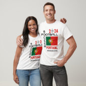 PORTUGAL Football Custom Name 2024 ELK JAAR T-shirt (Unisex)