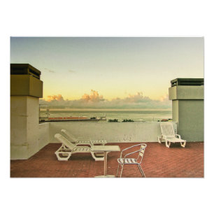 Portugal: Foto Funchal Sunrise Afdruk