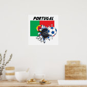 Portugal Futbol Soccer Poster (Keuken)