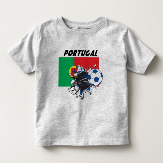 Portugal Futbol Soccer Team Kinder Shirts (Voorkant)