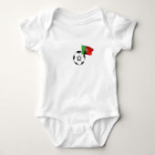 Portugal: Futebol / baby Voetbal Romper (Voorkant)