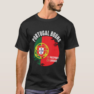 Portugal Gebonden Land Reizen Portugese vlag Vaca T-shirt