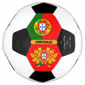 Portugal Gepersonaliseerd, Vlag, Foto Voetbal (Voorkant)