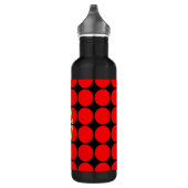 Portugal Girly Chic : Polka Dot Portugese vlag Waterfles (Rechts)