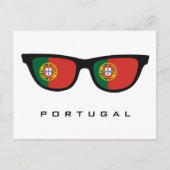 Portugal heeft aangepaste tekst en kleuren briefka briefkaart (Voorkant)