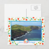 Portugal in Foto's - Briefkaart Azoren (Voorkant / Achterkant)