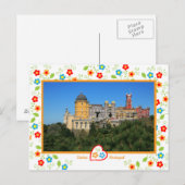 Portugal in foto's - Paleis Penha Briefkaart (Voorkant / Achterkant)