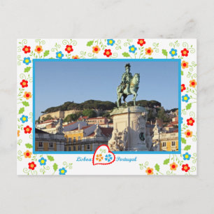 Portugal in foto's - Terreiro do Paço Briefkaart