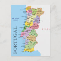 Portugal Kaart