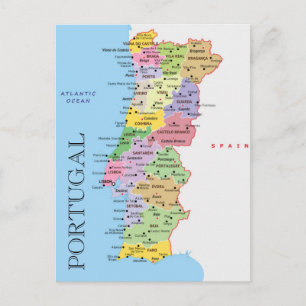 Portugal Kaart
