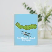 Portugal kaart São Miguel (Staand voorkant)