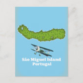 Portugal kaart São Miguel (Voorkant)
