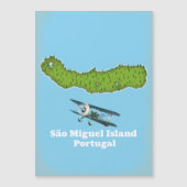 Portugal kaart São Miguel (Voorkant)