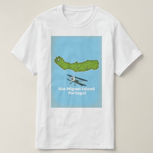 Portugal kaart São Miguel T-shirt (Design voorkant)