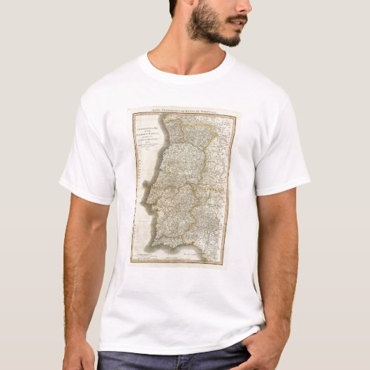 Portugal-kaart T-shirt (Voorkant)