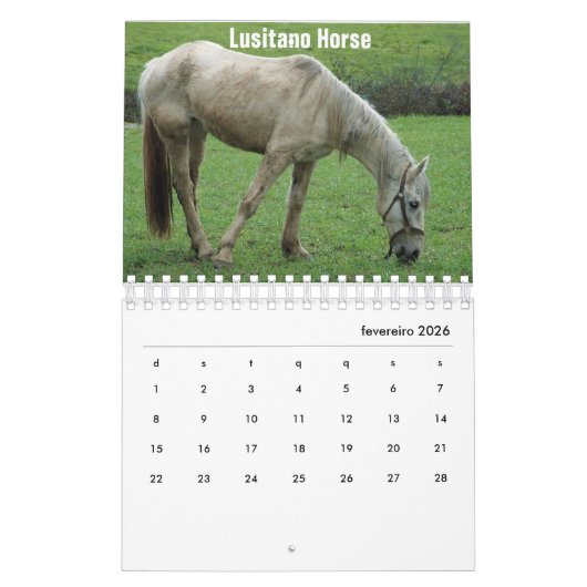 Portugal Kalender (Feb 2026)