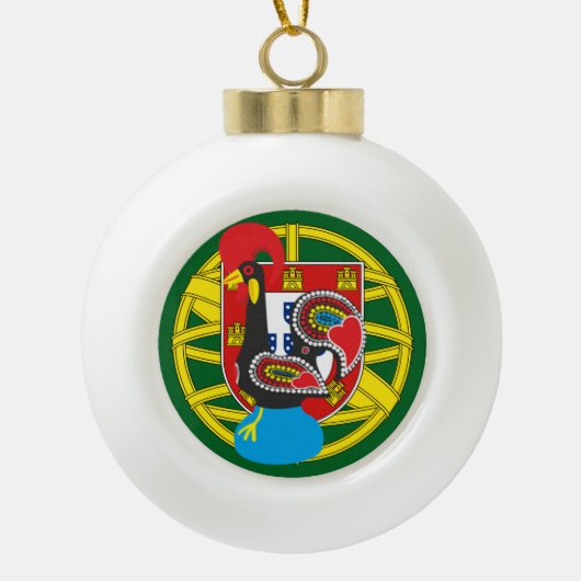 Portugal Keramische Bal Ornament (Voorkant)