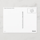 Portugal - klassieke tram van Lissabon Briefkaart (Achterkant)