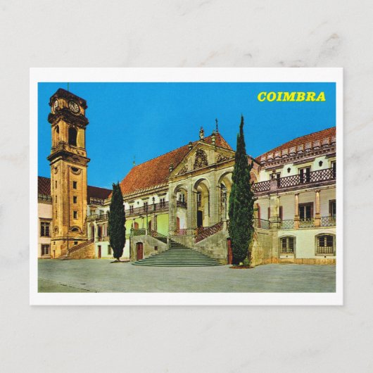  Portugal, klooster Coimbra Briefkaart (Voorkant)